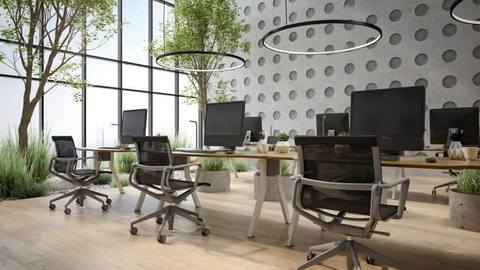 zelené židle kancelář