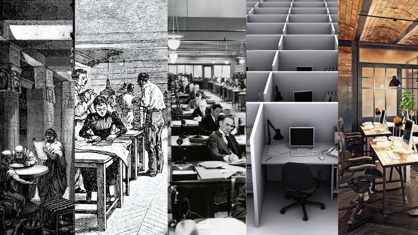 Historie kancelářského designu. Jak vypadaly kanceláře před sto lety?