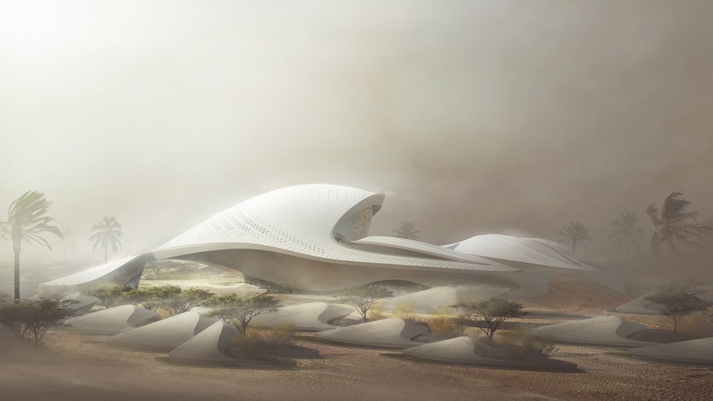 Zaha Hadid: Beeah jako duny z písku