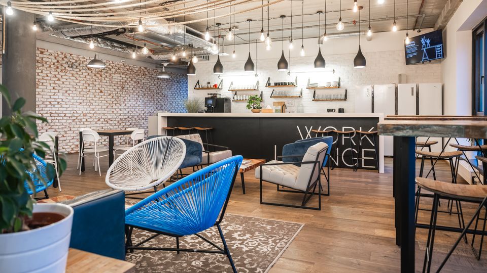 Servisované kanceláře WorkLounge Karlín